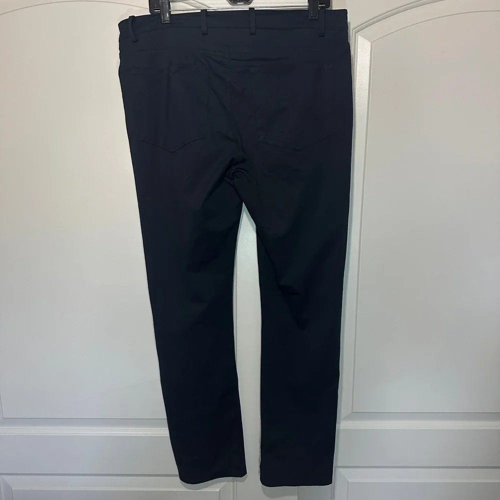Graham Luxe Golf Pants Mens‎ 34x32 Emerson Black Stretch Athleisure GL50224